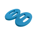 Paire de disques aquatiques type rameur pour renforcer le haut du corps.